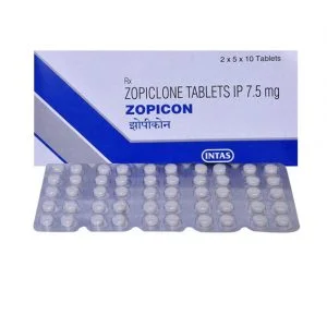Zopiclone 7.5 mg By INTAS Pharma